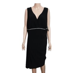 NWT NIGHTWAY Black Sleeveless Dress Womens 18W